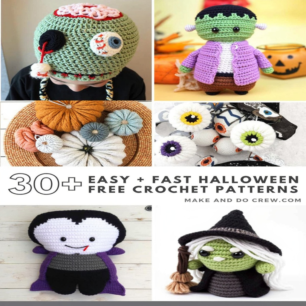 Easy Halloween Crochet Patterns
