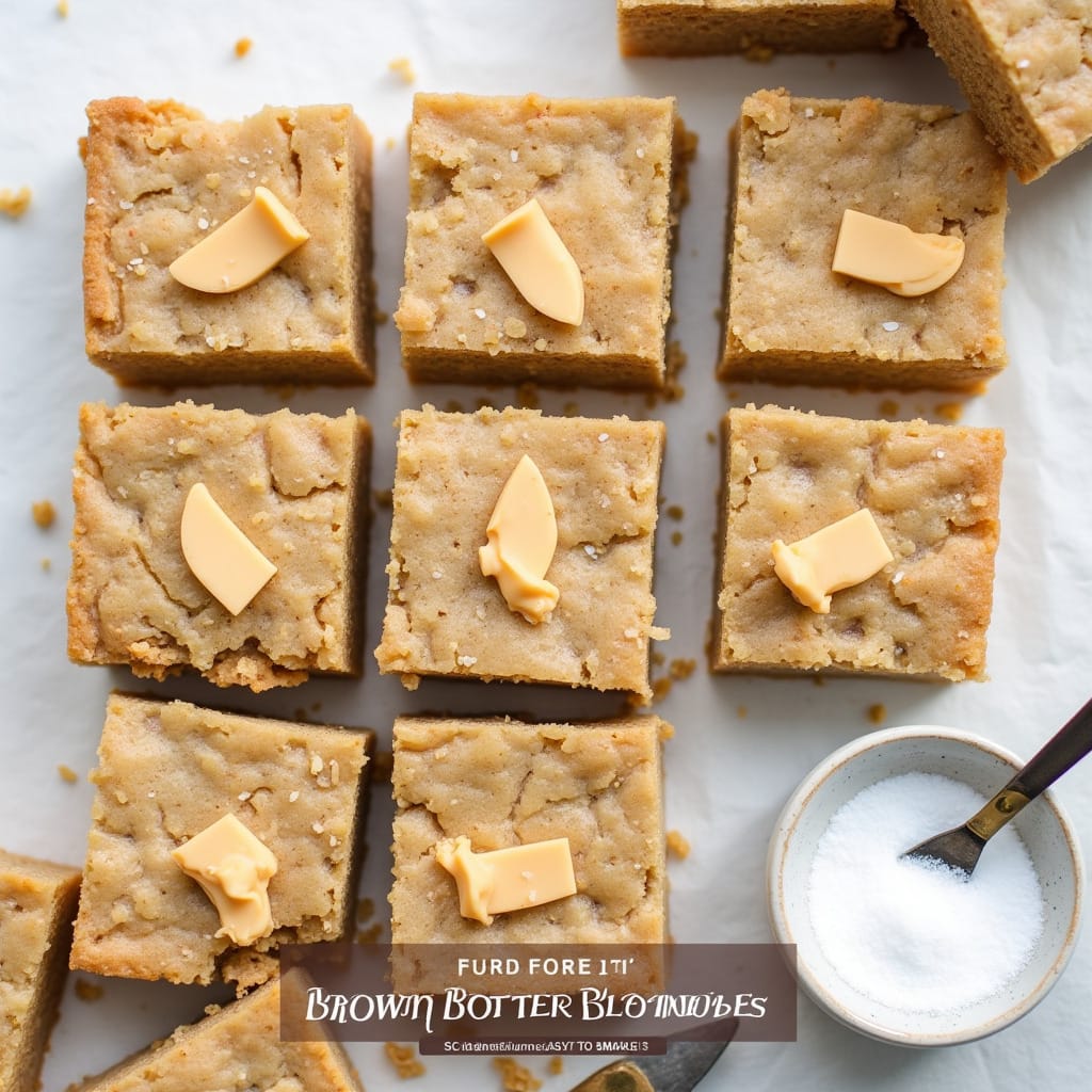 Brown Butter Blondies