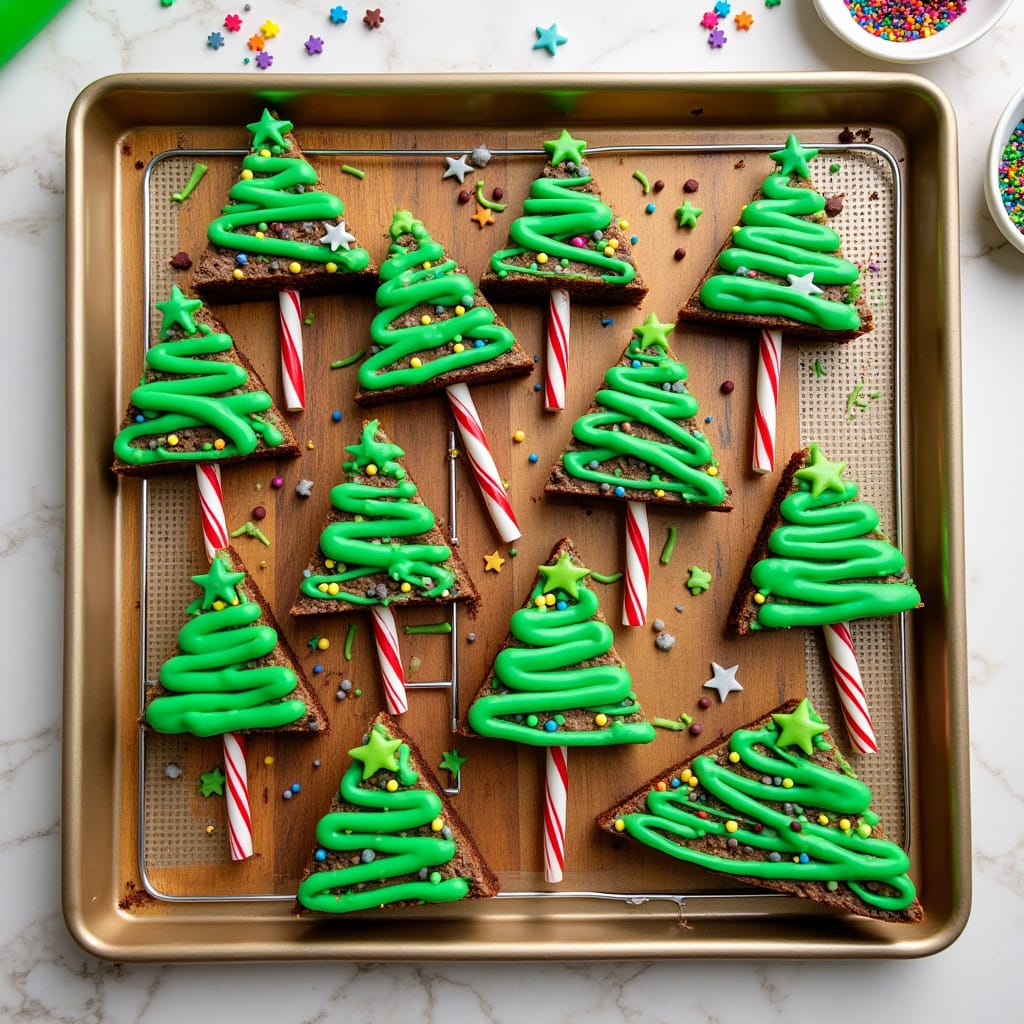 Christmas Tree Brownies