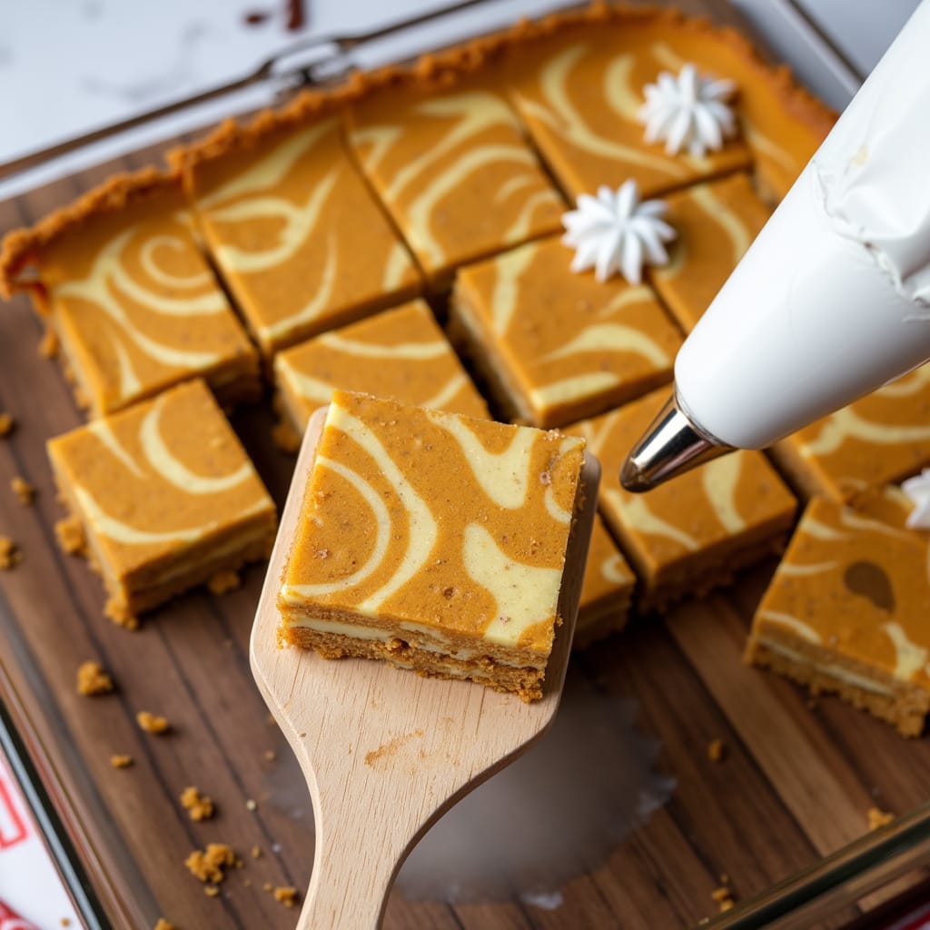 Pumpkin Cheesecake Bars