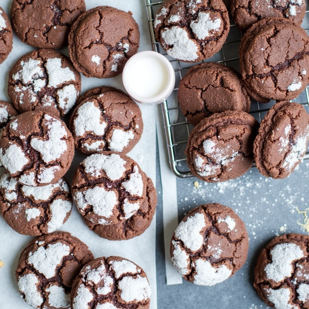 Chocolate Crinkle Cookies