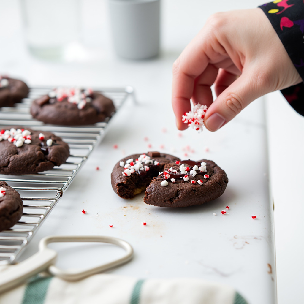 Peppermint Chocolate Cookies