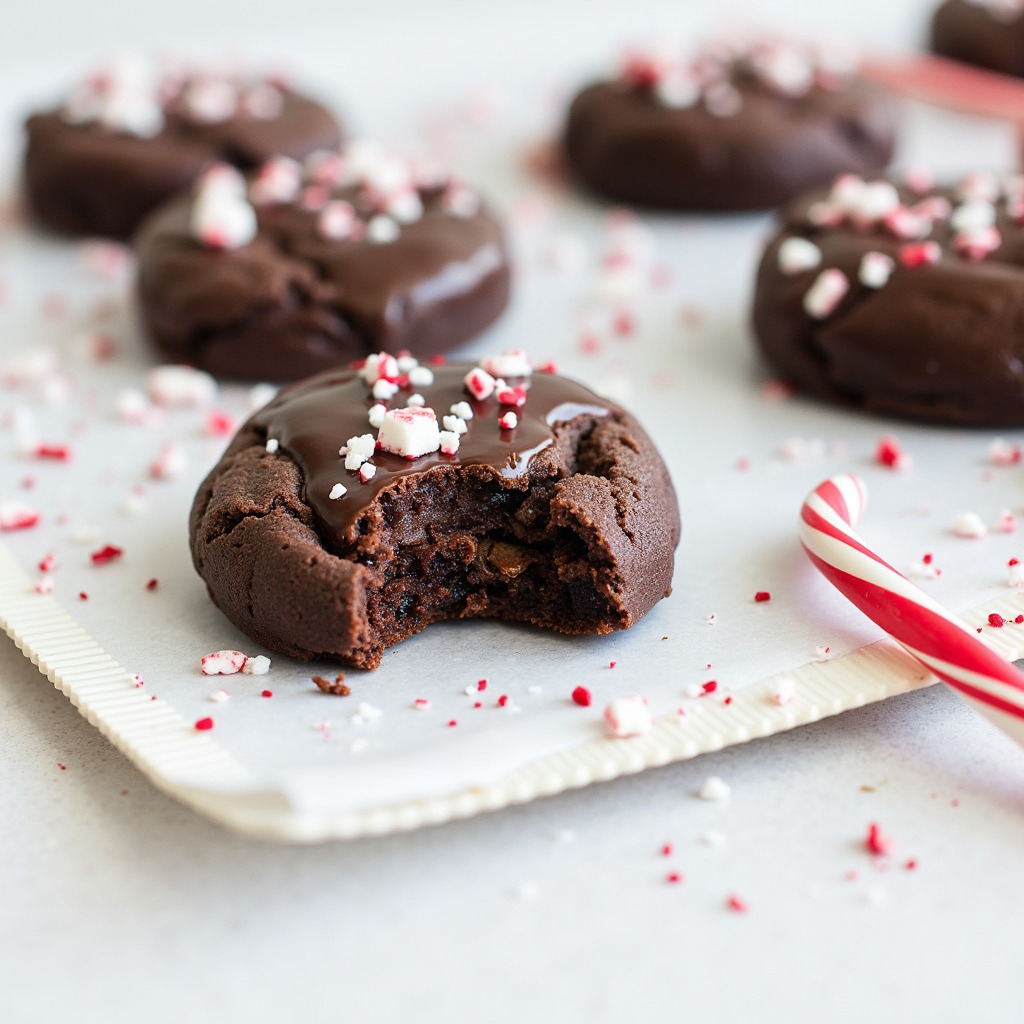Peppermint Chocolate Cookies