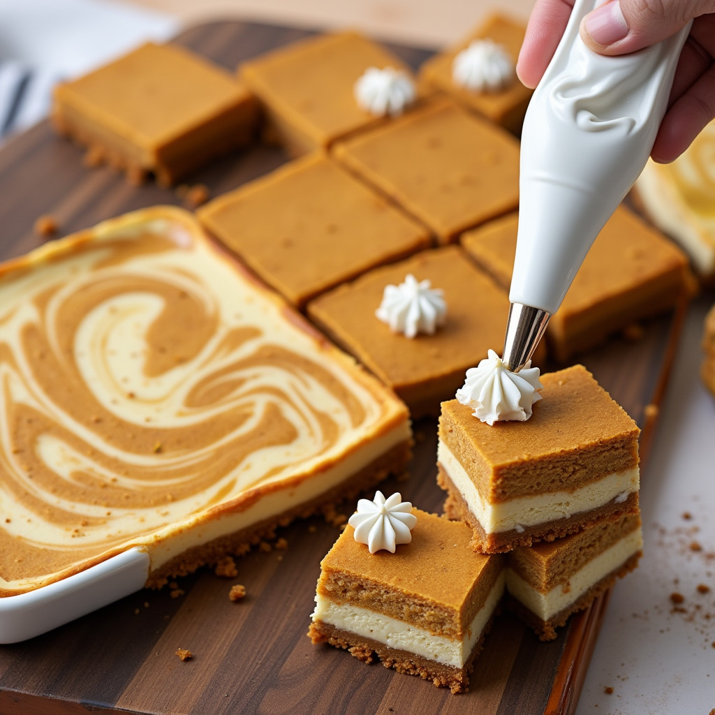 Pumpkin Cheesecake Bars