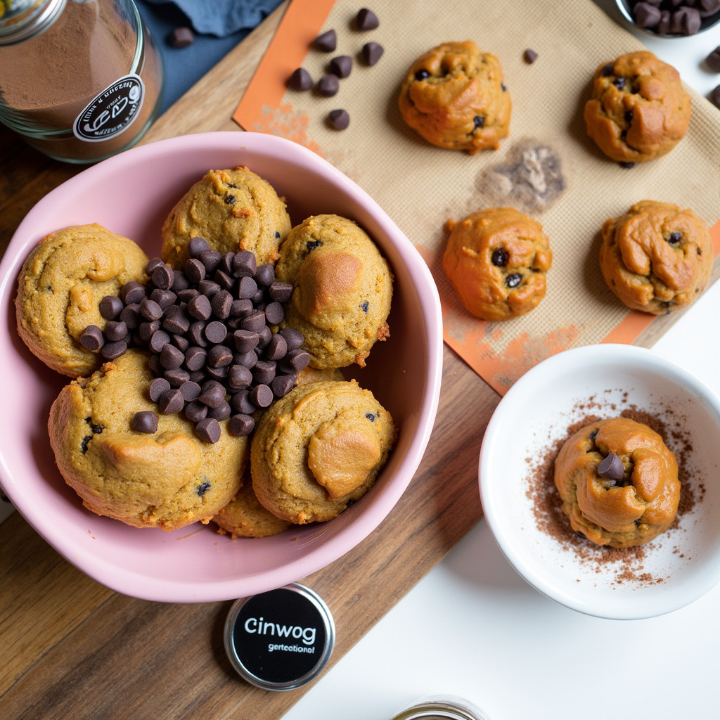 Pumpkin Chocolate Chip Cookies