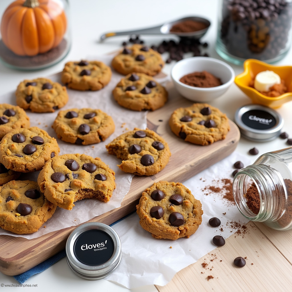Pumpkin Chocolate Chip Cookies