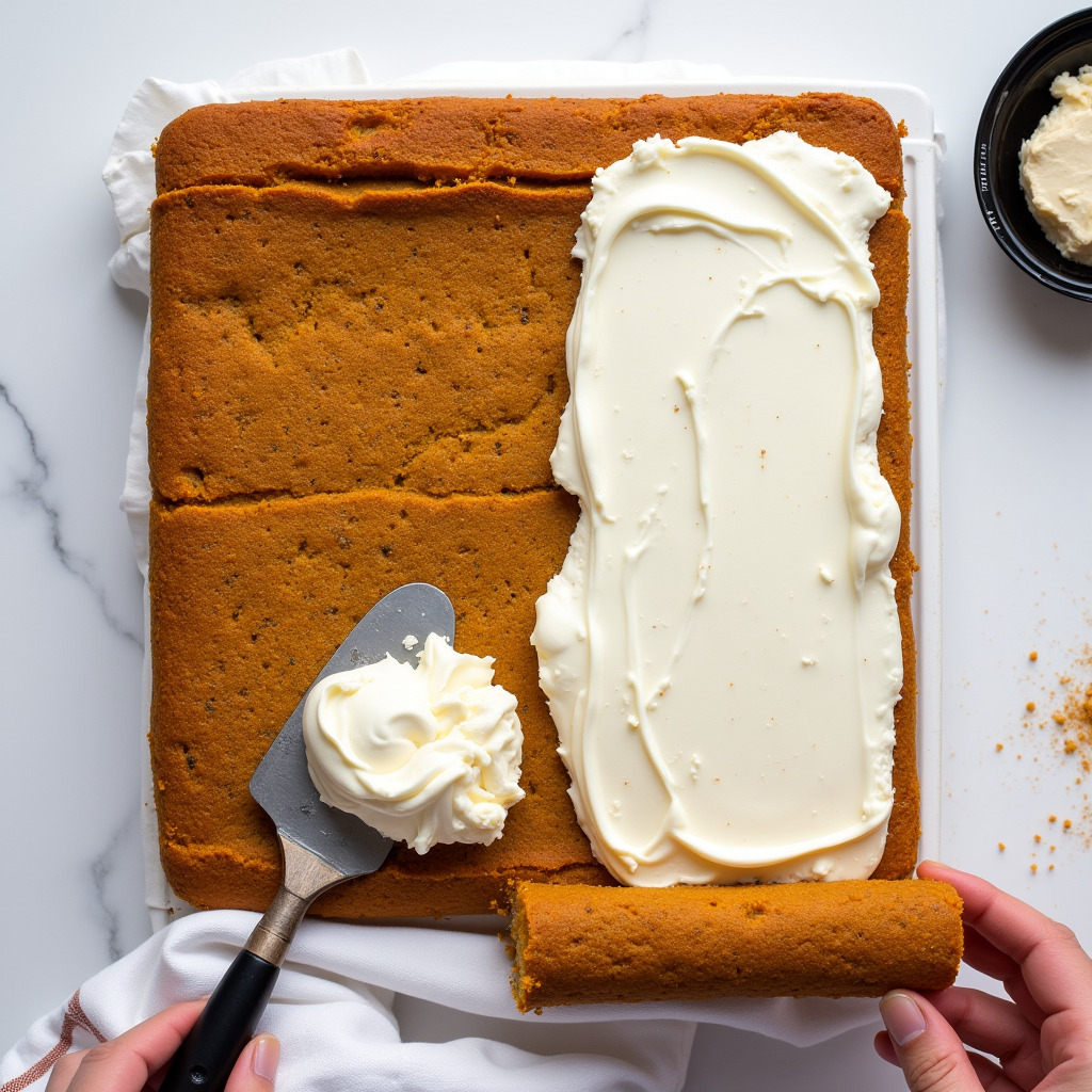 Pumpkin Roll Cake