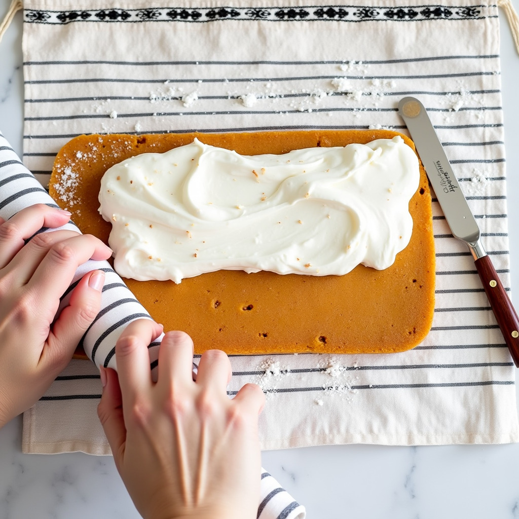 Pumpkin Roll Cake