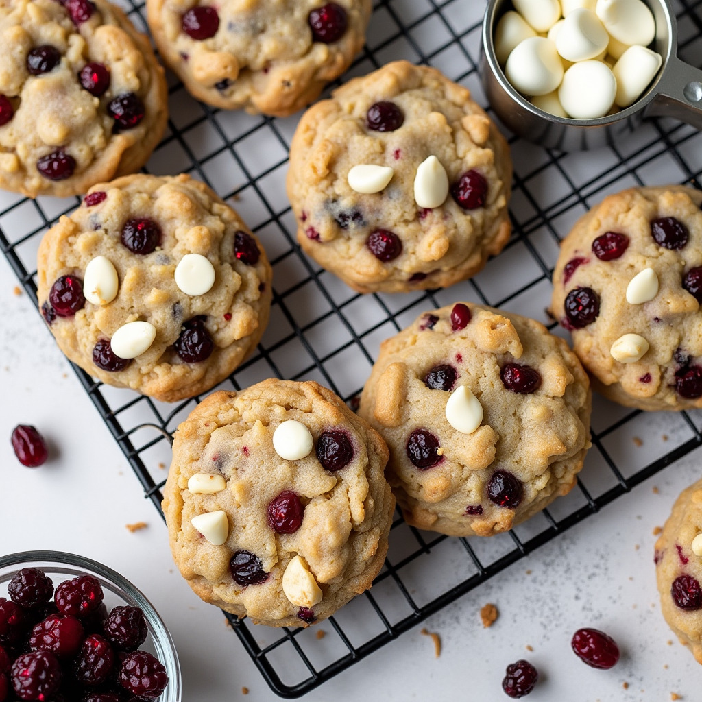 White Chocolate Cranberry Cookies