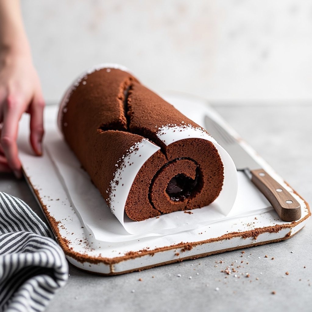 Yule Log Cake